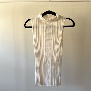 MAISON MERE RIBBED IVORY TOP
